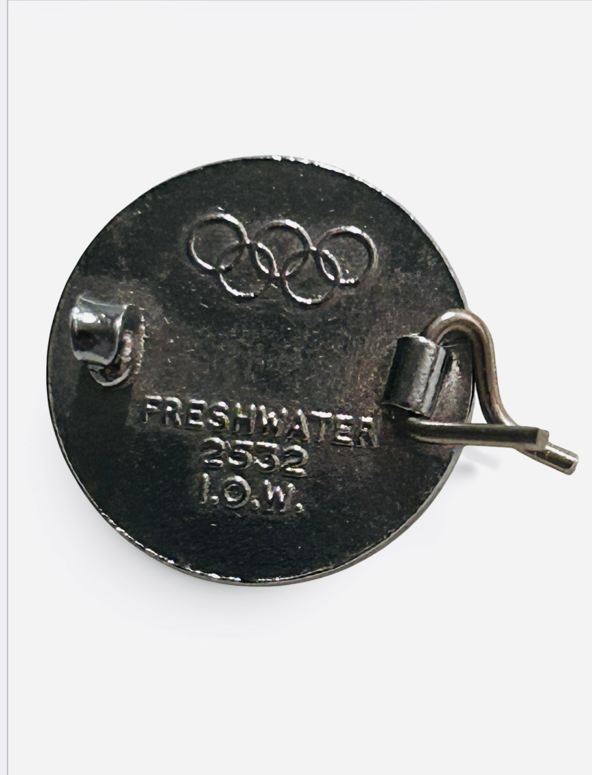Vintage Ballroom Dancing Badge Freshwater IOW Olympic Rings Mark