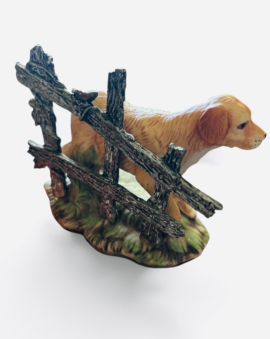 Vintage Leonardo Country Life Golden Retriever Dog Figurine
