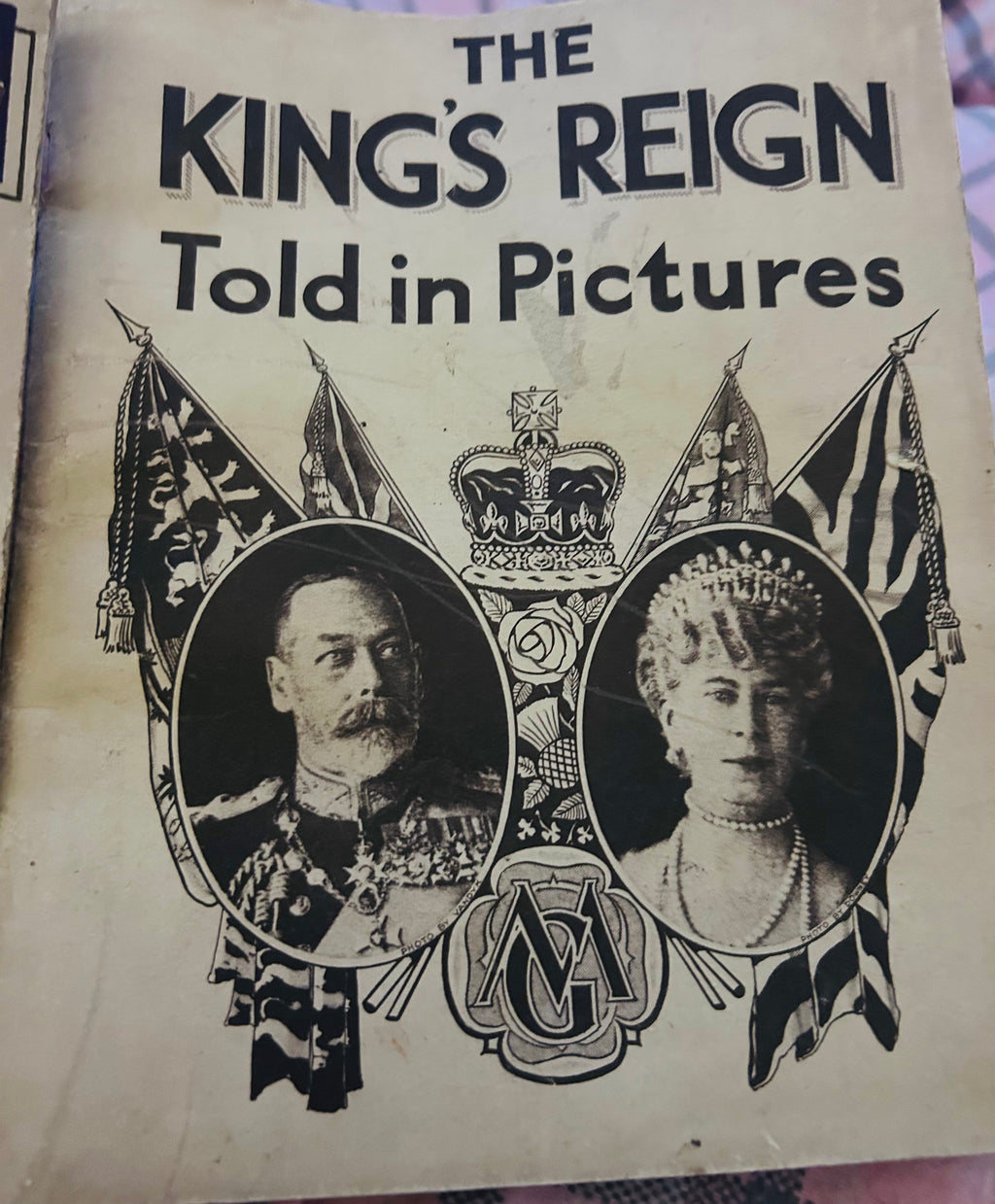 1937 King George VI Queen Elizabeth Coronation Souvenir Royal Family Picture Book x2