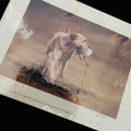 T R Hiley Signed Limited Edition Working Labrador Gundog Game Bird Print