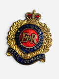 Vintage Royal Engineers EIIR Miniature Enamel Regimental Emblem 18.6mm