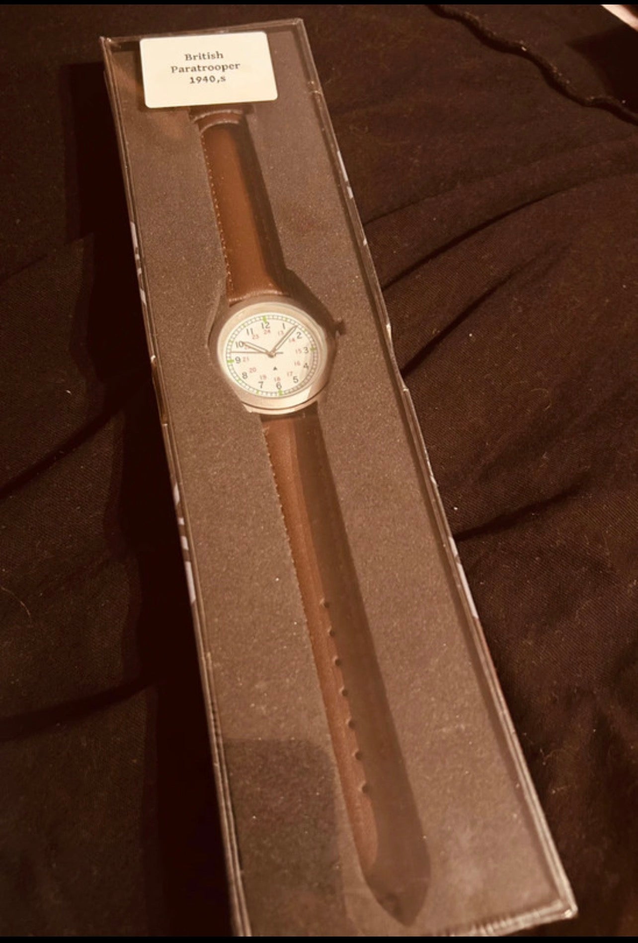 RAF Replica British Paratrooper 1940s Military Style Wristwatch WWII Airborne Collectable