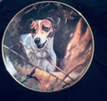 Danbury Mint John Trickett Jack The Lad Jack Russell Fine Porcelain Collector Plate 22ct Gold