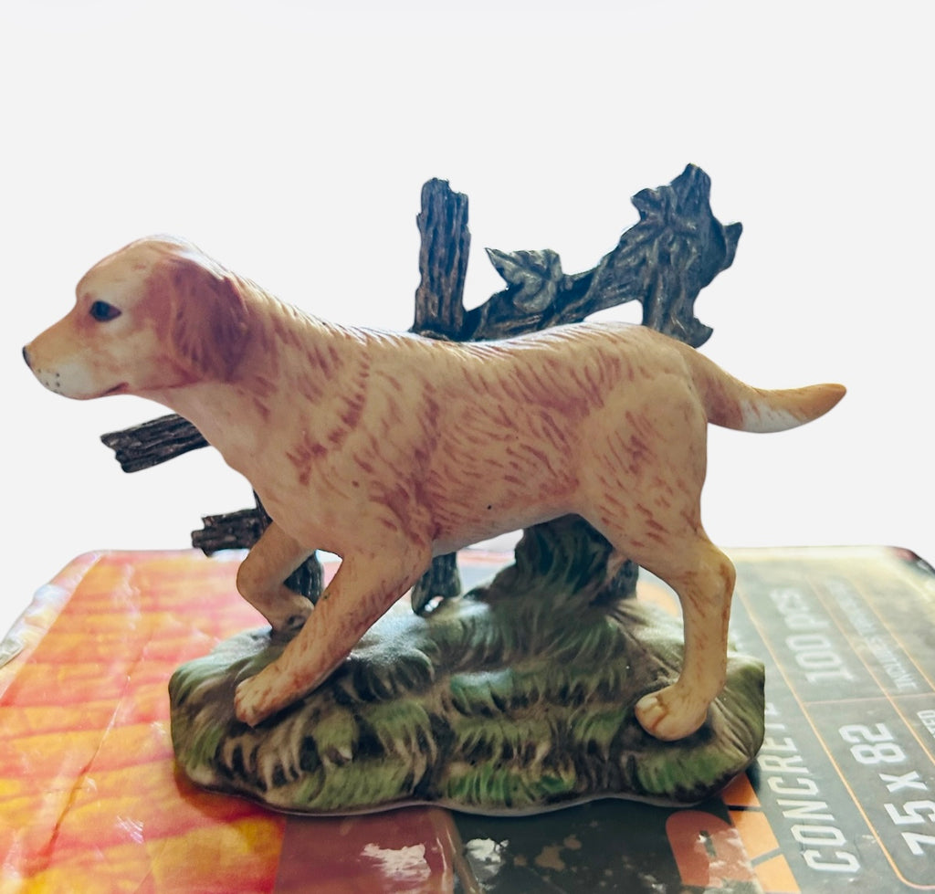 Vintage Leonardo Country Life Golden Retriever Dog Figurine