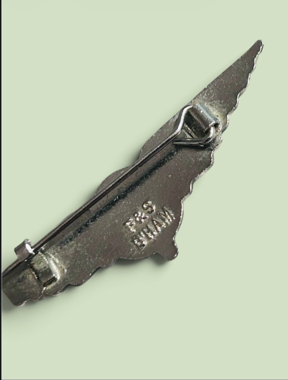Vintage 1950s Association of British Aero Clubs ABAC Pilot Wings Badge Fattorini