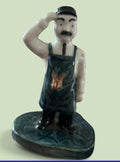 Vintage 1957 Carlton Ware Guinness Zoo Keeper Figure GA2197A Breweriana