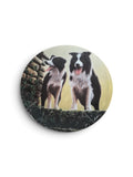 Royal Worcester Danbury Mint Top Dogs Border Collie John Silver Collector Plate