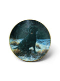 Royal Doulton Waiting Patiently Black Labrador Limited Edition Collector Plate